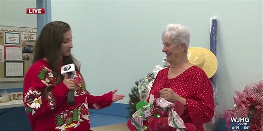 Christmas in July with the Panama City Beach Senior Center