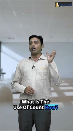 What is the use of count row? || Power BI questions