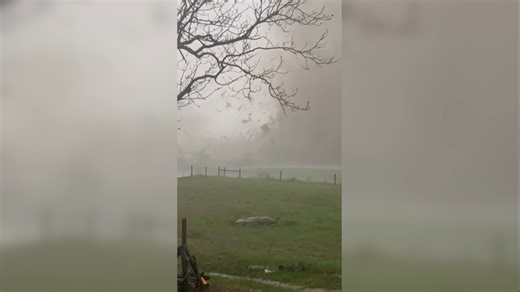 Video shows tornado toss buildings into the air