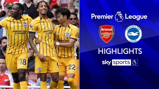 Arsenal 1-1 Brighton: Declan Rice's clumsy red card costs Gunners as Joao Pedro equaliser earns Seagulls draw