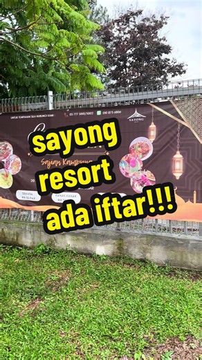 *Gemersik Seloka Rasa : Sajian Kampung Buffet Dinner* Tarikh : 20 Feb – 19 Mac 2026 Masa : 6:30 PM – 9:00 PM Lokasi : Sayong Resort Kuala Kangsar 👉🏻Tempahan awal digalakkan 👉🏻Tempahan akan ditutup pada jam *2:30 PM setiap hari* *Early Bird - Tempahan sebelum 18 Feb 2026* 👫RM 48 - Dewasa *Normal Price* 👫RM 55.00 - Dewasa 👧RM 30.00 - Kanak - kanak ( 6-12 tahun ) 👫RM 35.00 - Warga Emas (60 tahun ke atas) ✅Setiap tempahan secara berkumpulan 15 orang dewasa dan ke atas - *Group Diskaun RM50 (