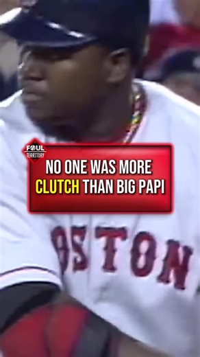 Foul Territory on Instagram: "No one was more clutch than Big Papi 🔥"
