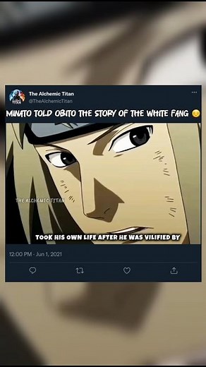 ⚡ Minato Reveals the Truth About the White Fang | Naruto Lore Edit #naruto #minato #obito #kakashi