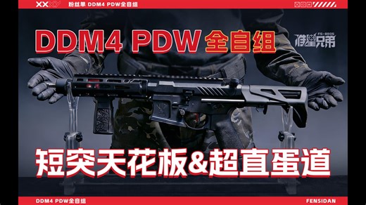 Wargame DDM4 PDW全自组 短突天花板&超直蛋道（粉丝0783）