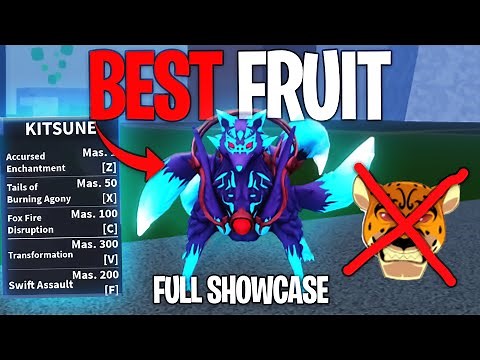 NEW Kitsune Is The BEST FRUIT Now? FULL SHOWCASE | Blox Fruits Kitsune Fruit Full Showcase