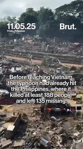 98K views · 543 reactions | One of the deadliest storms of the year has struck Vietnam. Typhoon Kalmaegi made landfall in the central region last week, forcing thousands to evacuate coastal areas and leaving more than a million homes without power.⁣ | Brut India | Facebook