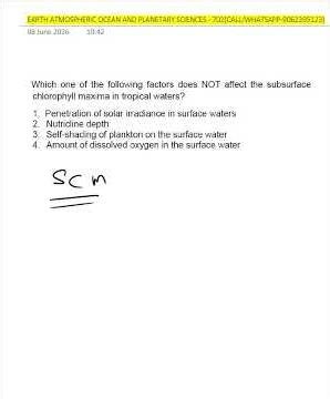 Earth System Science Masterclass | Paper 8 Question Analysis & Solution Discussion #EarthExam