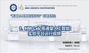 1. 电子科技大学HM Lab高通量人工智能实验平台运行视频