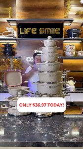 Say goodbye to cooking chaos! 😩 Upgrade your kitchen with our 134-Pc Nonstick Cookware Set - perfect for culinary newbies & pros alike. Effortless cleaning, precise steam control = stress-free cook life ⚡ Unlock a world of new possibilities in the heart of your home 🌿 | Maria silva