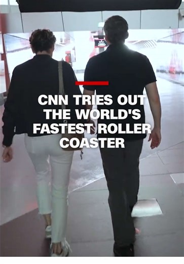 Becky Anderson and John Berman Ride the Fastest Roller Coaster