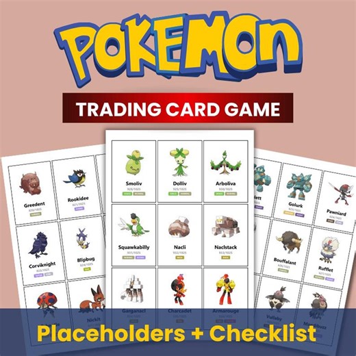 Monster Checklist Printable | Cozy Creature Binder Tracker | Fantasy Collection Pages