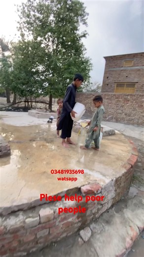 Please help poor people who do not even have clean drinking water. Humanity and kindness can change