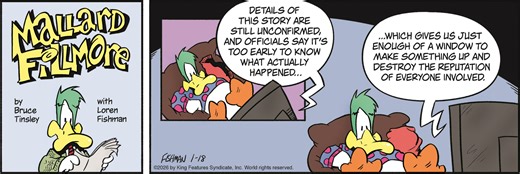 Mallard Fillmore Comic Strip 2026-01-18 | Comics Kingdom