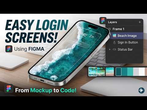 How to Design a Modern Login Screen in Figma | Full Tutorial