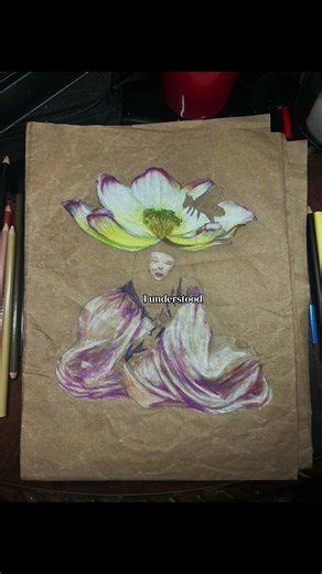 to see the bloom… 🌺 #artist #coloring #tutorial #relatable #motivation