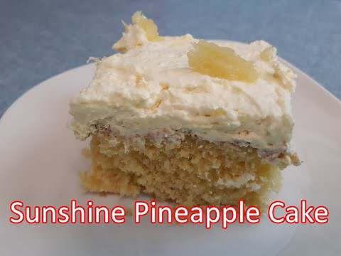 Sunshine Pineapple Cake | Fast and Easy | Sheltering In Place