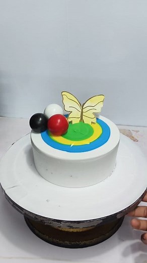 Beautiful Color Cake Design #cakeviral #cakevideo #cake #trendingreel #cakedecorating | Kamran Alam | Facebook