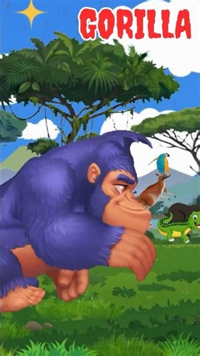 Jungle Animal Sounds Song 🌴 Gorilla, Python, Tapir & Macaw 🦍 Learn Fun Jungle Animals for Toddlers 🦜