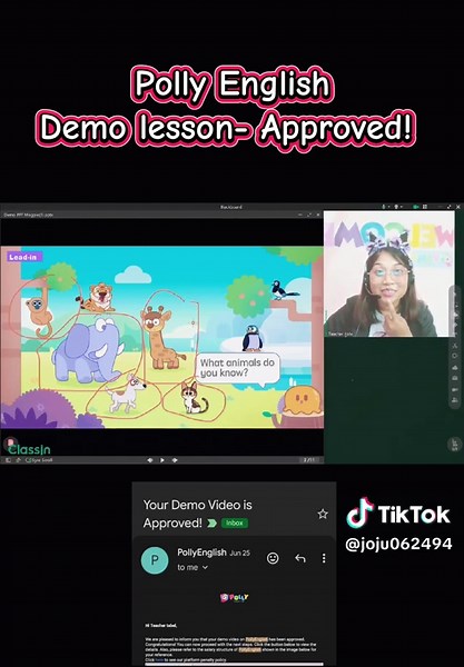 Polly English Demo Lesson: Learn Without Interviews