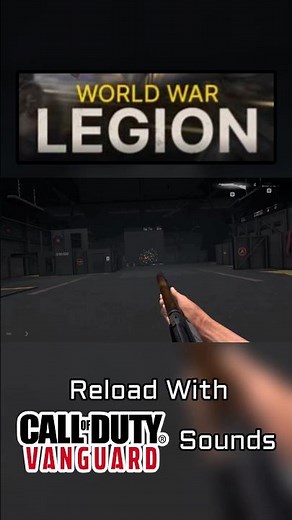 World War Legion Reload With Vanguard Sounds - All Shotgun Reloads #shorts