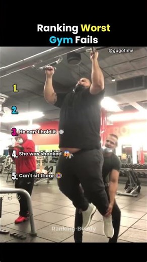 Ranking Worst Gym Fails 😭