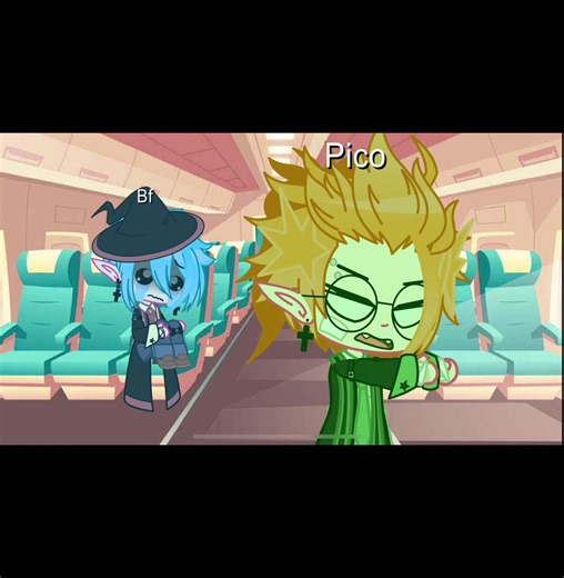 Pico just clam down Dube🤣🤣 | pico fnf cutscene