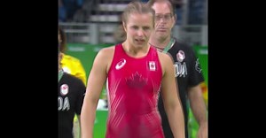 Erica Wiebe in Rio 2016