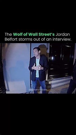 Advice from traders on Instagram: "In 2014, the real ‘Wolf of Wall Street, Jordan Belfort stormed out of his sit down interview with Liz Hayes shouting, “You’ve got a lot of nerve, boy!” after he was questioned on the Justice Department’s belief that Belfort has ‘an ongoing obligation to hand over half of his gross earnings! Source: 60 minutesAU Follow @advicefromtraders for daily trading & finance insights!"
