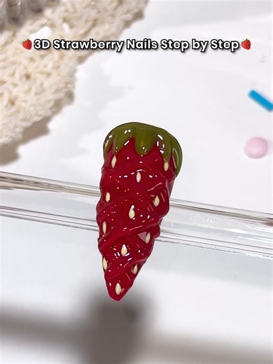 Fresh Strawberry Nails Tutorial🍓 A little sweetness for your nails.🤤 Using Beetles Four Seasons Glow 32 Colors Gel Nail Kit & Beetles 3D Sculpting Gel💗 #beetlesgelpolish #beetlestasteofspring #SpringShine #SpringStatements #beetlesgelspotlightday #springwishes #gelpolish #fyp #springnails #nailtech #3dnails