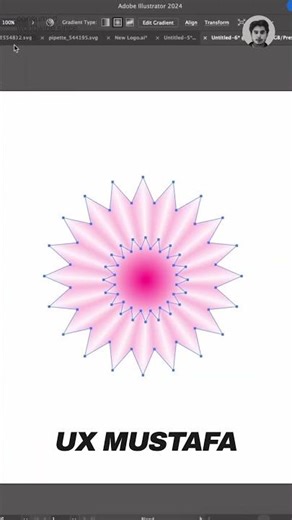 Creating a Flower in Adobe Illustrator