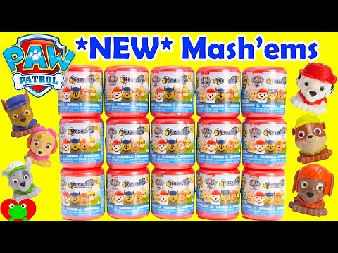 *NEW* Paw Patrol MASHEMS Full Set with Chase, Marshall, Skye and More