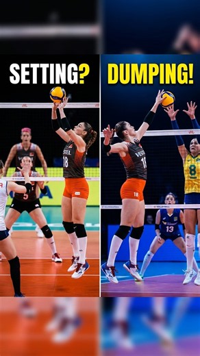 Wait for it... the perfect setter dump 🏐👀 #volleyball #setter