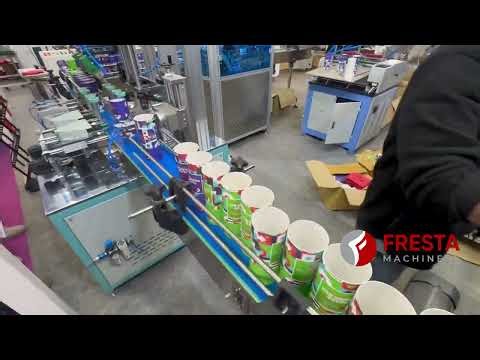 AUTOMATIC ROUND BOX MAKING MACHINE / ROUND CYLINDER BOX MAKING MACHINE / FOOD CANISTER MAKING
