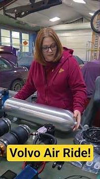 Finally it's arrived! The full air ride setup for our #volvo240 😬