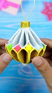 579K views · 7.2K reactions | Beautiful Xmas Tree Ornaments❄ Handmade Christmas Decorations DIY Christmas Crafts Idea #shorts #reelsviral #christmas #christmas2024 #christmasdecor | Creative Art & Craft Ideas | Facebook