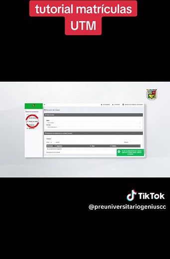 Matrículas UTM 2024: Proceso Paso a Paso