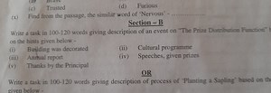 (a(c)Trusted(d)Furious(x) Find from the passage, the simil... | Filo