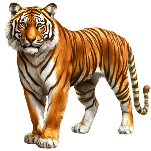 5X Tiger Sticker Set Watercolor Car Stickers Predator Wildcat Vinyl Waterproof Laptop Decoration Jungle Motif - Etsy