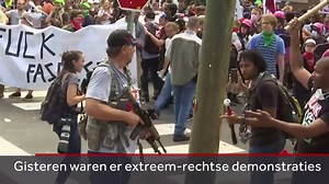 65K views · 124 reactions | Het laatste nieuws in een minuut: In Charlottesville in de VS geldt nog steeds de noodtoestand, gisteren overleed een vrouw toen een auto op een menigte inreed. | NOS | Facebook