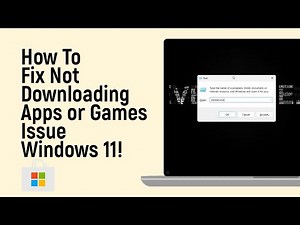How To Fix Microsoft Store Not Downloading Apps or Games Issue Windows 11 [easy]