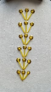 Super easy borderline design for the beginners 🥰🥰 #stitch #embroidery #borderline | Tahmina's Embroidery World