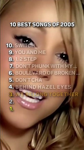 THE 10 BEST SONGS OF 2005 😳 #music #2000s #2005 #throwbacksongs