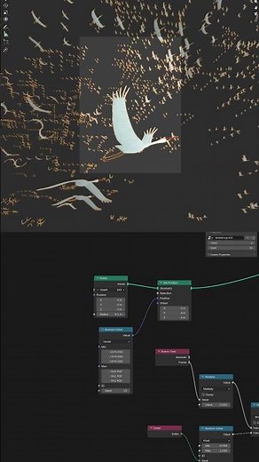 Motion Design with Geometry Nodes #blender #geometrynodes #motiondesign #eevee