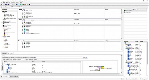 Test Sequence Editor for LabVIEW Development