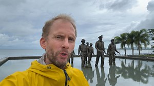 316K views · 3.6K reactions | Wheels down in Tacloban, Philippines. Mark and I are heading south now into the stretch of coast where soon to be typhoon Kalmaegi / Tino is expected to make landfall in the early hours tomorrow morning. Will be posting updates throughout today and tonight | Earth Uncut TV with James Reynolds | Facebook