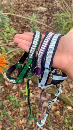 Homemade LeMieux Toy Pony Halters🤩