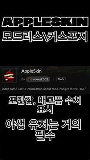 마크 편의성 모드 TOP 5