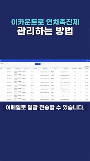 연차사용촉진제도, 아직 엑셀로 관리하세요? 이카운트 ERP 활용법