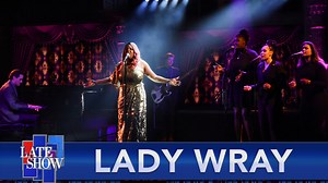 Nicole Wray, known for her successful R&B career in the late 90s and collabs with the likes of Missy Elliot, is known as Lady Wray these days and she’s about to drop a brand new album, “Piece of Me,” available this Friday. Tonight, she makes her Late Show debut with a performance of her new single, “Come On In.” | The Late Show with Stephen Colbert