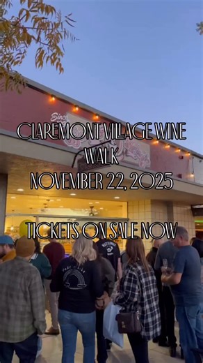 Your weekend just got an official upgrade! 🎉 Tickets for the highly anticipated Claremont Village Wine Walk are on sale now. Stop making excuses and start planning—grab your tickets in person today at Amelie, Bert and Rocky’s Cream Co., and Bunny Gunner! @shopamelie @bunnygunner @bertandrockyscreamco Over 32 stops, tastes, live music, and more!!! A huge thank you to the incredible sponsors who make this event possible: Sommelier: @claremont_escrow Silver Sponsor: @thediamondcenter Bronze Sponso